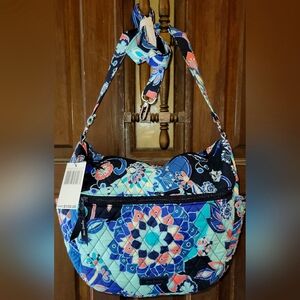 NWT Vera Bradley Go Ahead Crossbody in Lotus Flower Swirl
